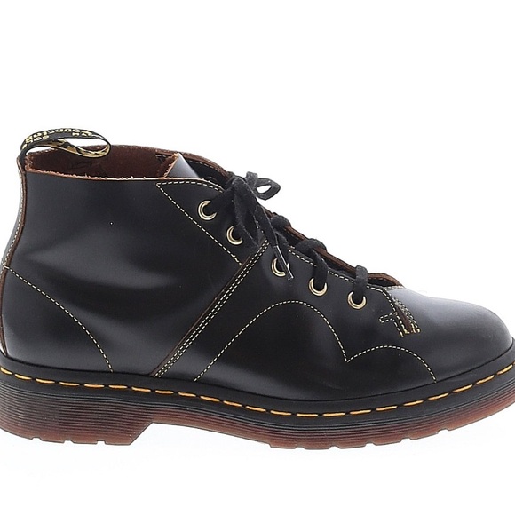 De Martens CHURCH VINTAGE MONKEY BOOTS Leather Lace-Up - Picture 4 of 13